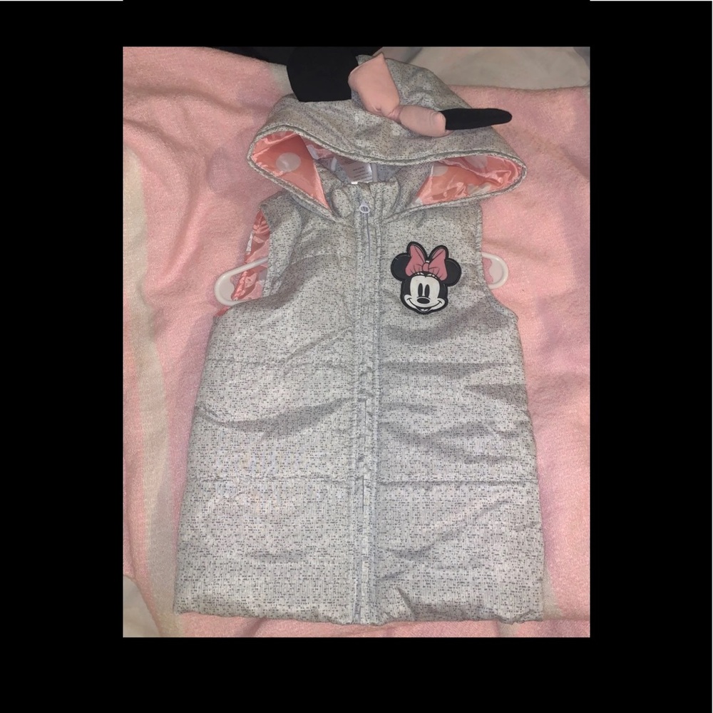 Toddler girl minnie mouse vest 3t